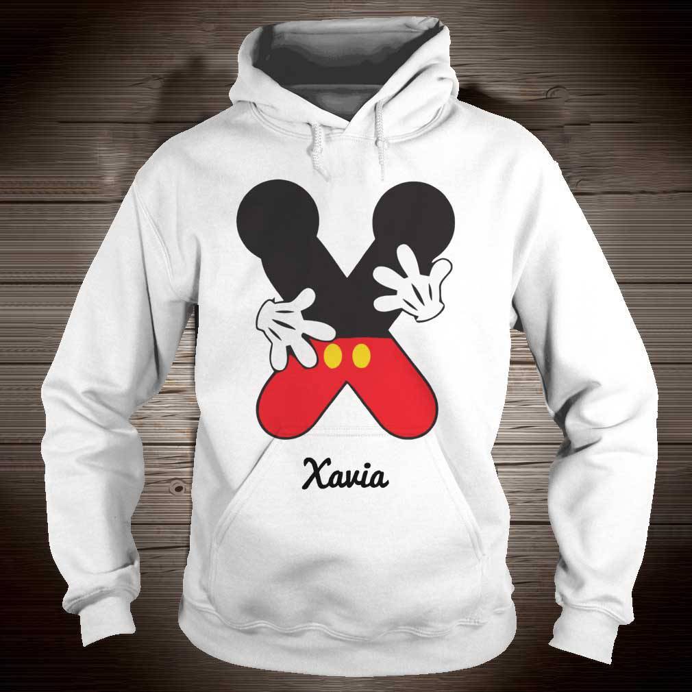 Personalized Name X Begins Mickey Hat Funny T-