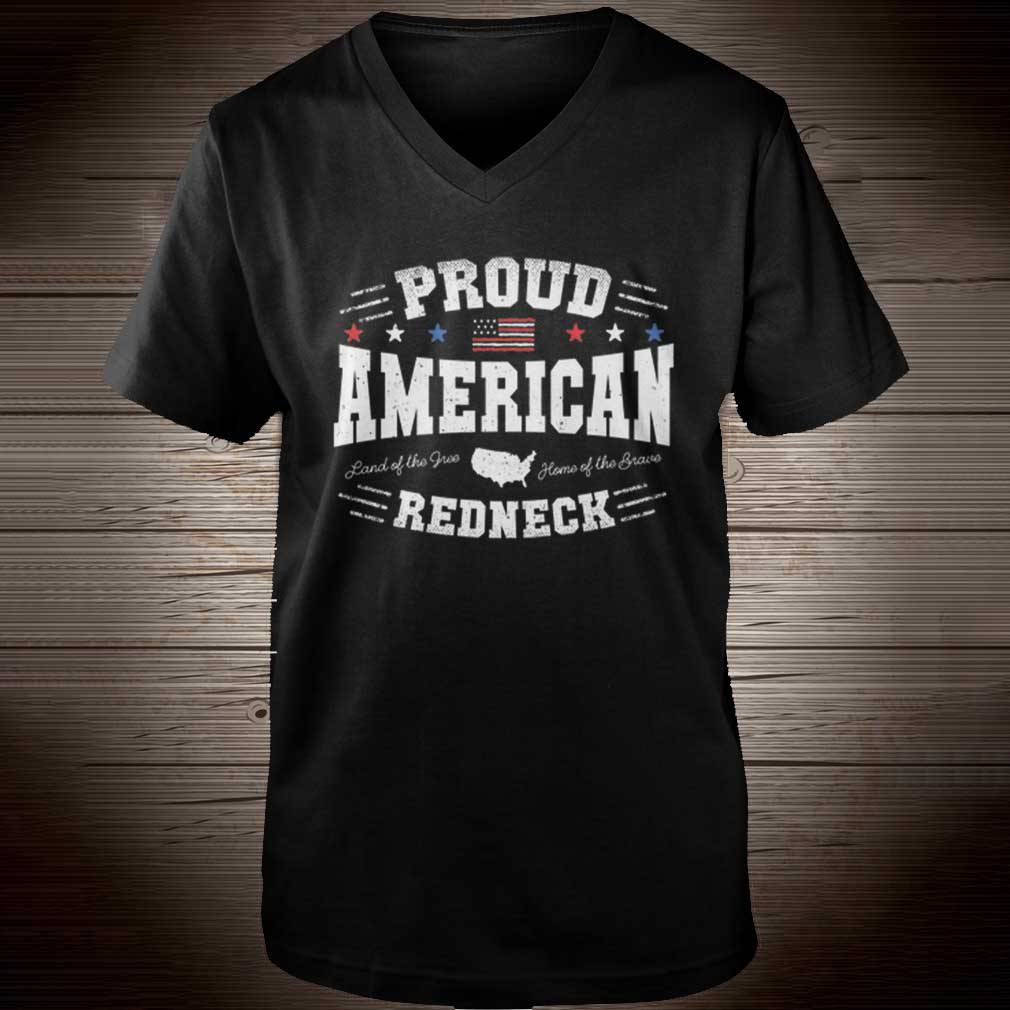 Proud American Flag Redneck Troops 4th of July
