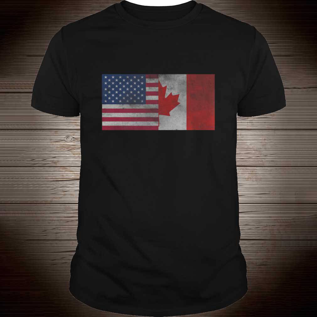 United States Of American And Canada Flag Fourth
