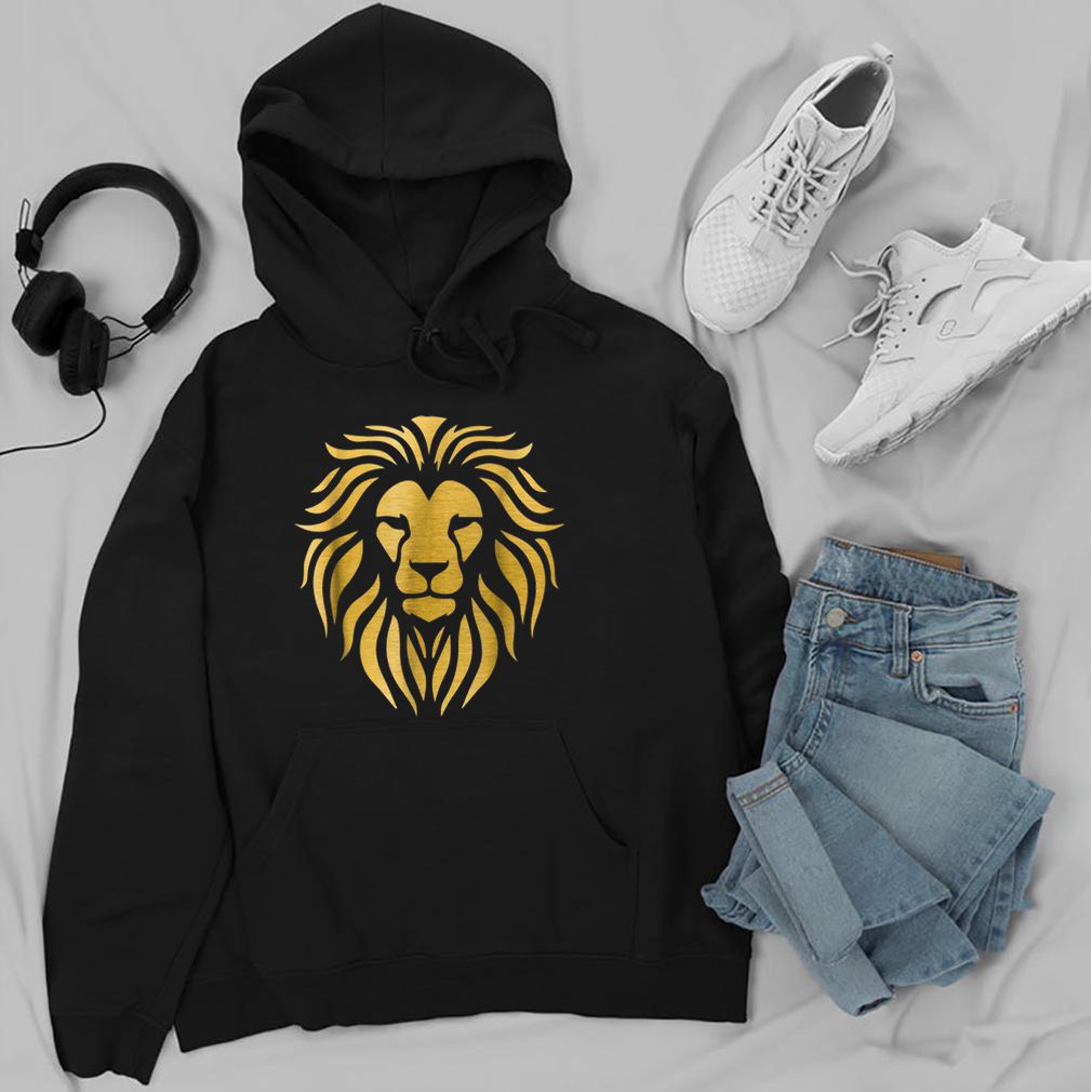 Premium Metallic Gold King Lion Jungle shirt