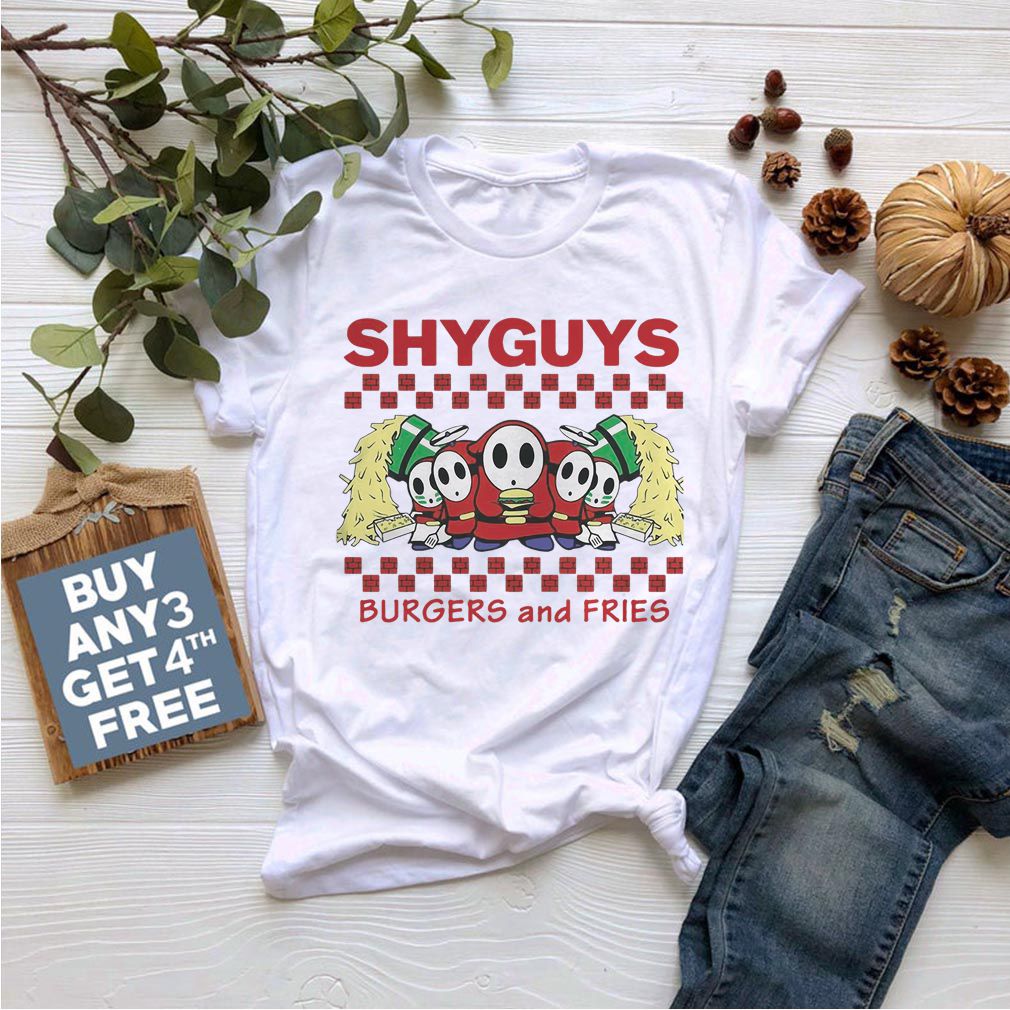 Shyguys burgers and fries shirt compressed