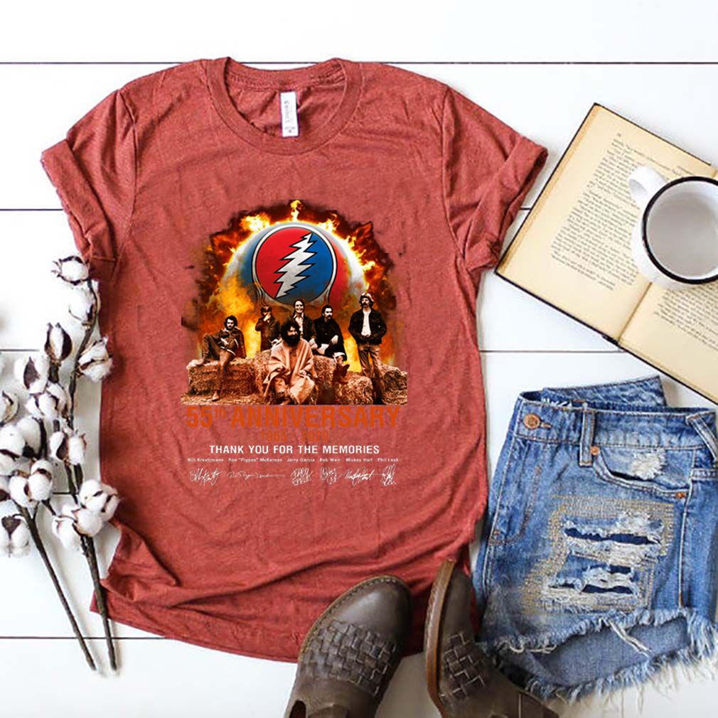 Steal Your Face 55th Anniversary 1965-2020 signatures shirt