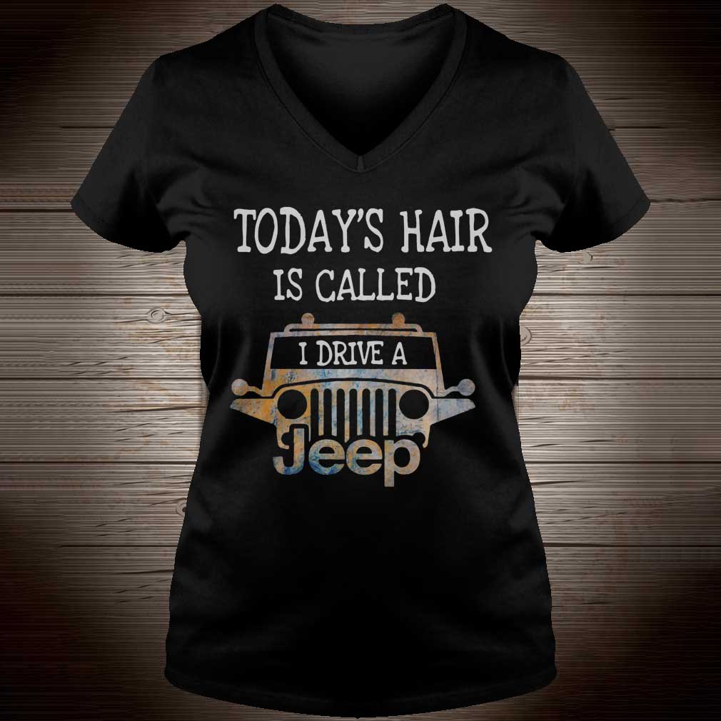 Today’s hair is called I drive a Jeep