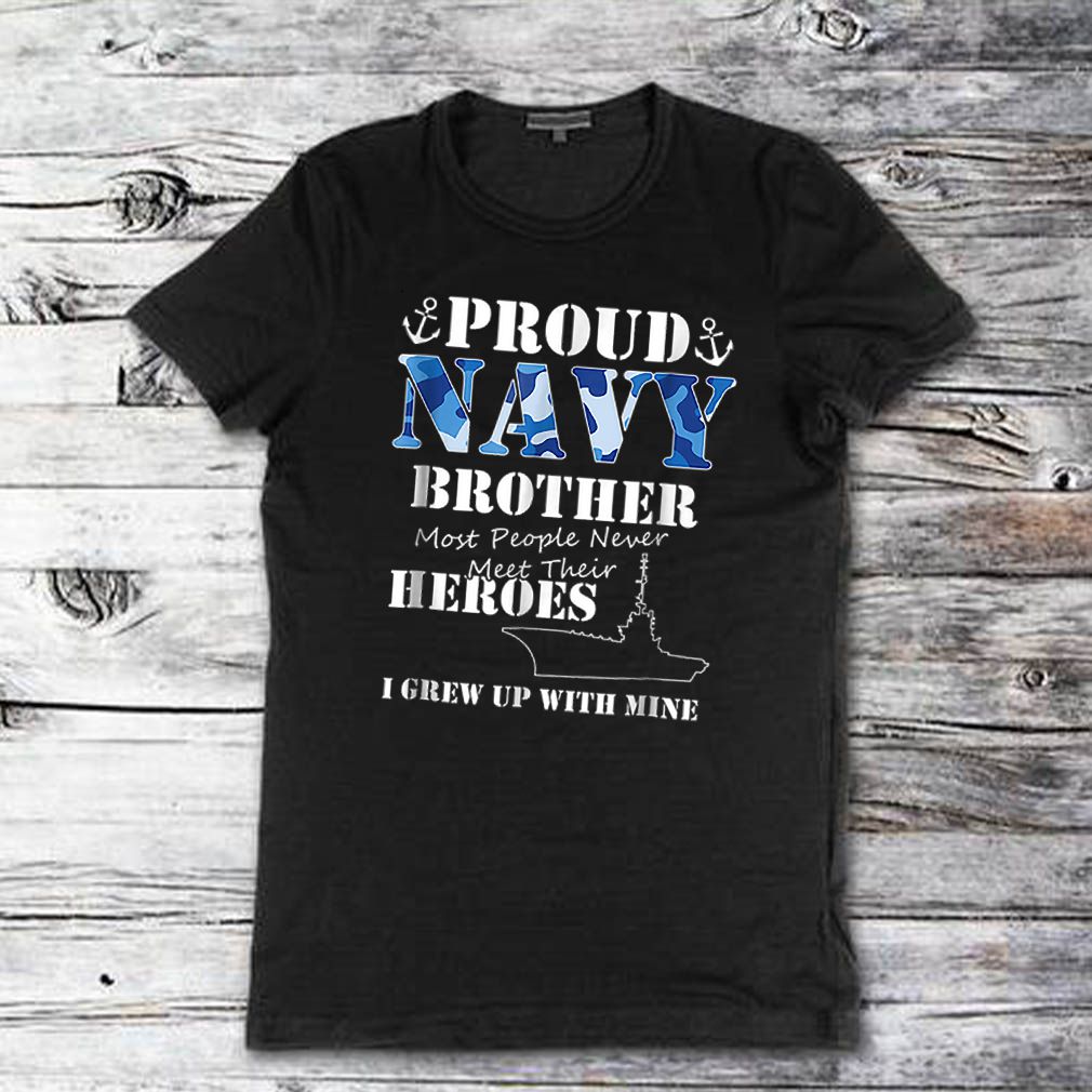 Us Military Proud Navy Brothers For Men Or Women shirt