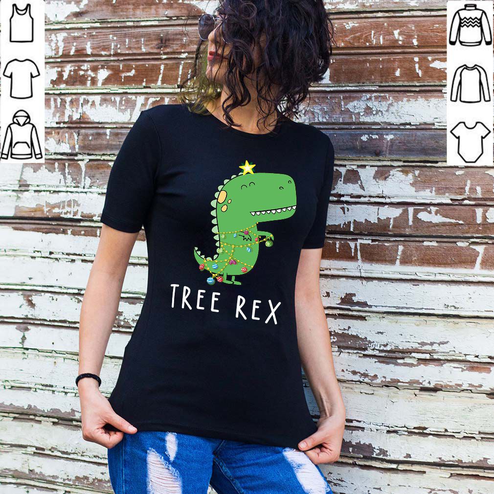TRex Tree Rex Funny Christmas or Xmas Shirt The Struggle T-Shirt