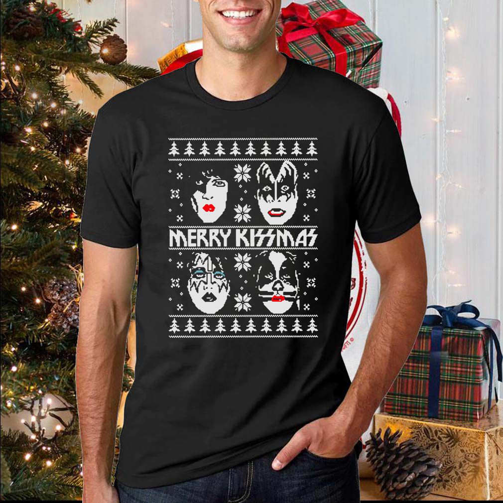Merry Kissmas ugly Christmas shirt