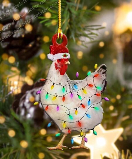 Chicken Light Shape Ornament