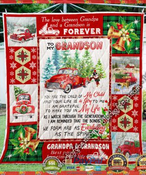Happy Camper Christmas Sofa Throw Blanket