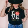 Love 1st Grade Apple Funny Back To School Teacher T Shirt