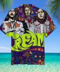 Cream Band Hawaiian Shirt