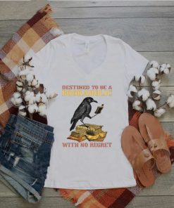 Raven reading book destined to be a bookaholic with no regret hoodie, tank top, sweater