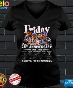 Friday 26th anniversary 1995 2021 thank you for the memories signatures shirt