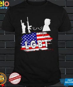 Liberties and Gun and Donald Trump LGBT American flag shirt