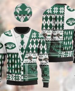 New York Jets NFL American Football Team Cardigan Style 3D Men And Women Ugly Sweater Shirt For Sport Lovers On Christmas Days3