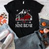 Nini Bear Christmas Pajama Red Plaid Buffalo T Shirt