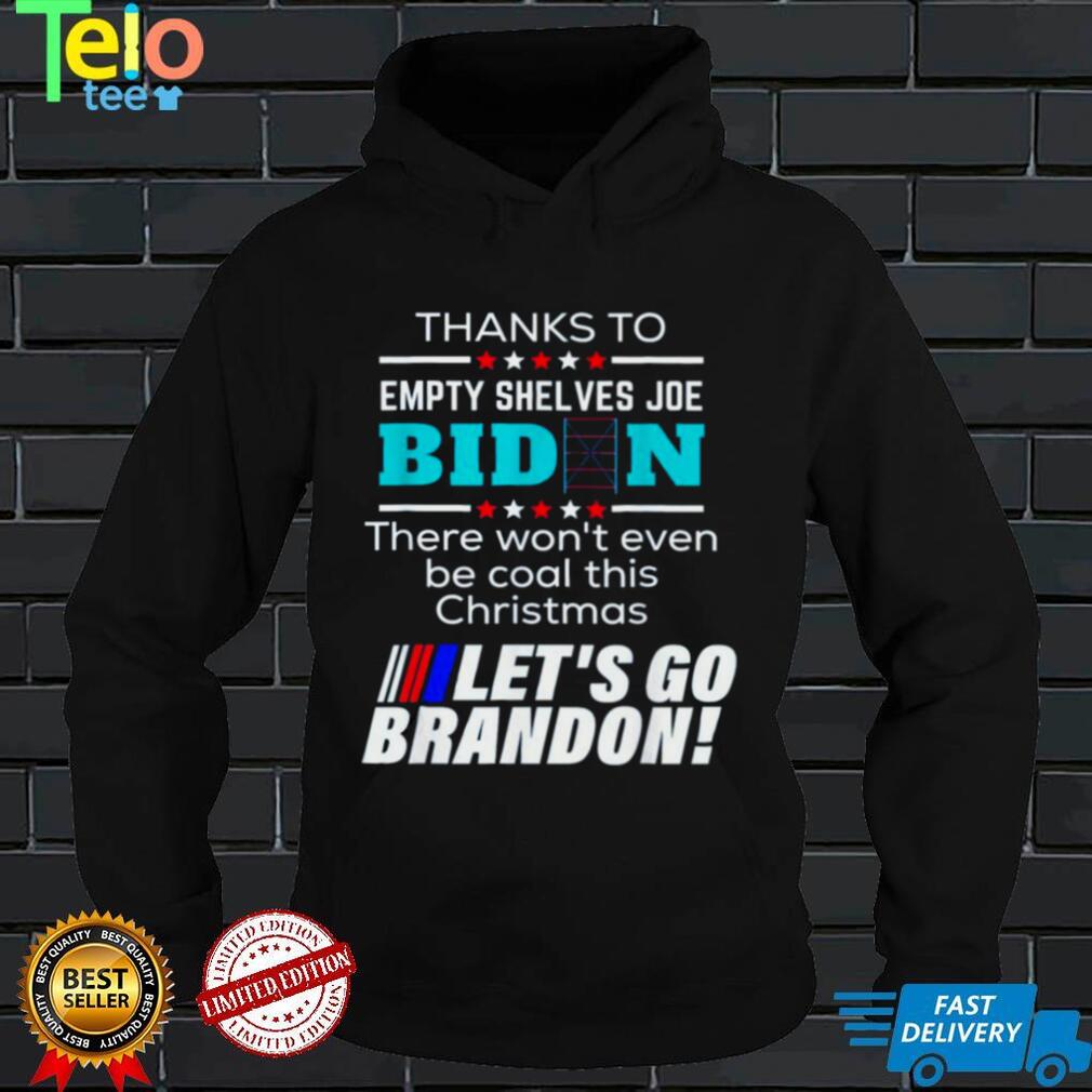 Official Let's Go Brandon Christmas Empty Shelf Biden Anti Biden Tee Sweater Shirt