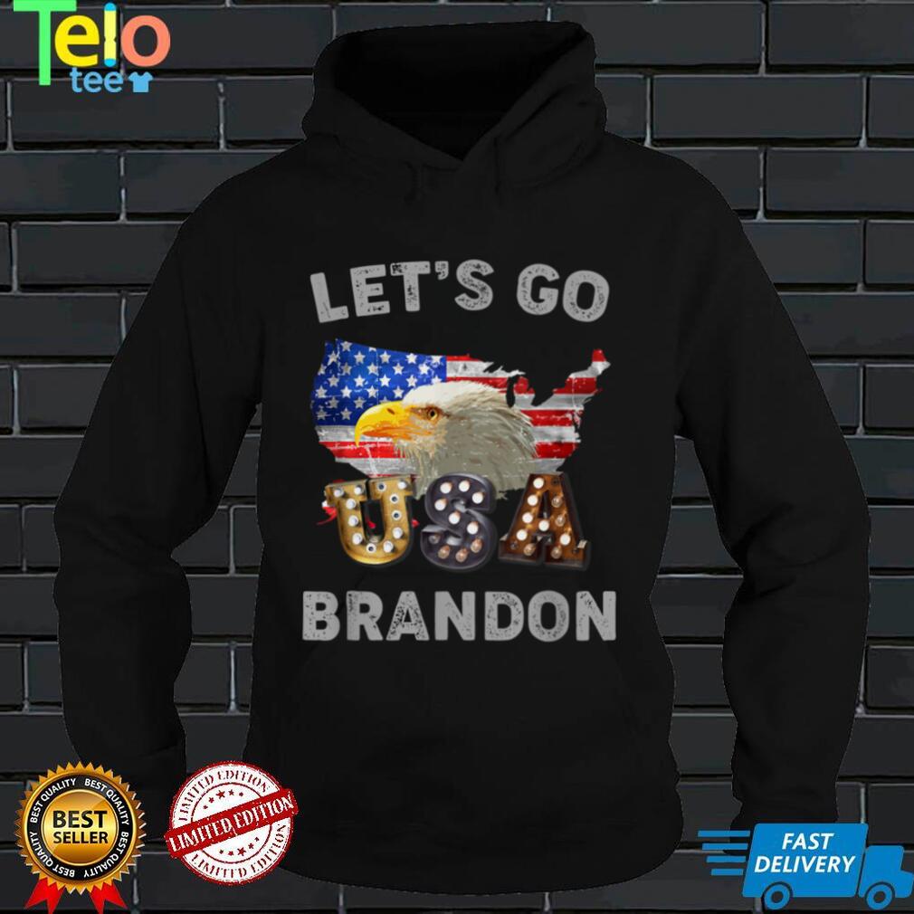 Official Let's Go Brandon Conservative Eagle US Flag Gift T Sweater Shirt