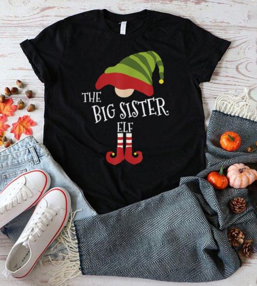 Official The Big Sister Elf Christmas Eve T Shirt