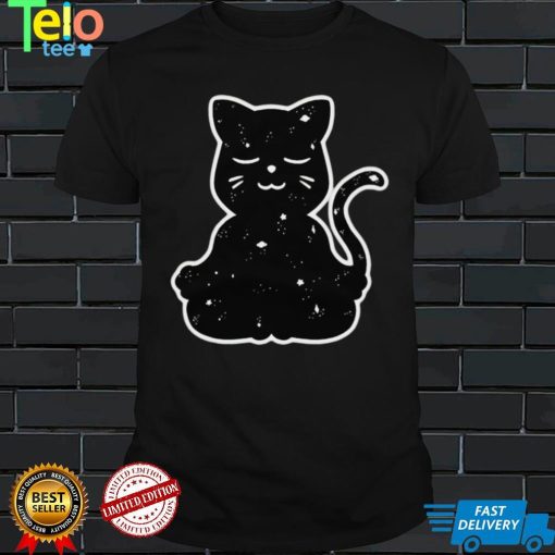 Yoga cat conquers the Universe shirt