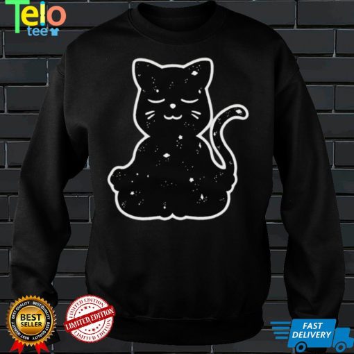 Yoga cat conquers the Universe shirt