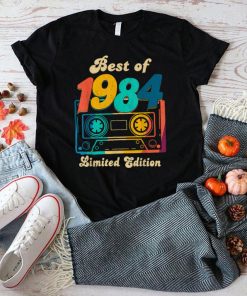 Official 37 Years Old 37th Birthday Decoration Best Of 1984 T Shirt Hoodie, Sweat