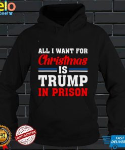 Official All I Want For Christmas Is Trump In Prison Shirt hoodie, sweater shirt