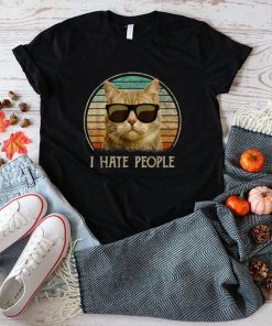 Official Cat gifts for cat lovers 2022 Funny Cat I hate people T Shirt Hoodie, Sweat