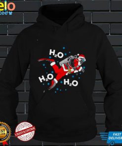 Official Diving H2O H2O H2O Pun Scuba Christmas Shirt hoodie, sweater shirt