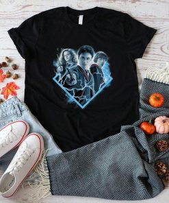 Official Kids Harry Potter Harry Ron And Hermione Lightning Portrait T Shirt Hoodie, Sweat