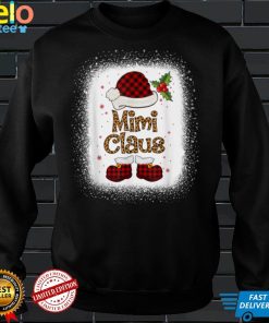 Official Mimi Santa Claus Dress Red Plaid Christmas Matching Family T Shirt Hoodie, Sweat