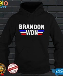 Official brandon won president shirt hoodie, sweater shirt