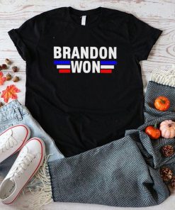 Official brandon won president shirt hoodie, sweater shirt