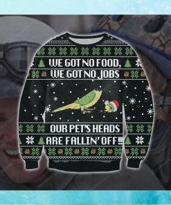 Our Pets Heads Are Falling Off Knitting Pattern 3d Print Ugly Sweater