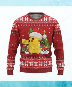 Pikachu Pokemon Anime Ugly Christmas Sweatshirt