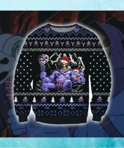 Skeletor Knitting Pattern 3d Print Ugly Christmas Sweater