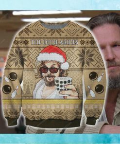 The Dude Abides 3d All Over Printed Ugly Christmas Sweatshirt