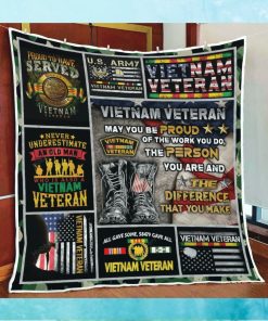 Vietnam Veteran – May You Be Proud Quilt Blanket Quilt Set