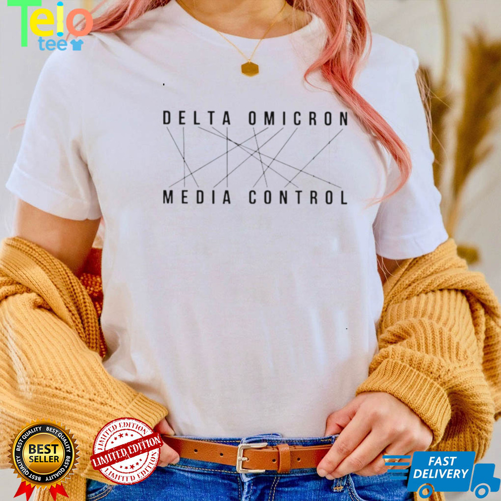 delta Omicron media control shirt