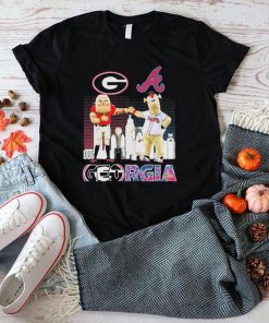 Mascot Atlanta Braves World Series Champions And Georgia Bulldogs National Champions 2021 Shirt