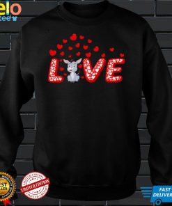 Mule Hearts Love Mule Valentines Day Shirt