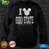 Ohio State Buckeyes and Mickey Ears Red T Shirt
