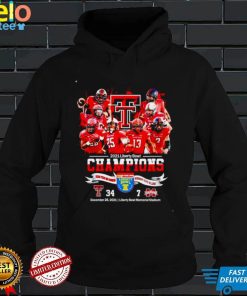 Texas Tech Red Raiders 2021 Liberty Bowl Champions NCAA shirt