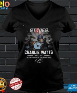 The Rolling Stones Charlie Watts 1941 2021 Thank You Memories Signed Shirt
