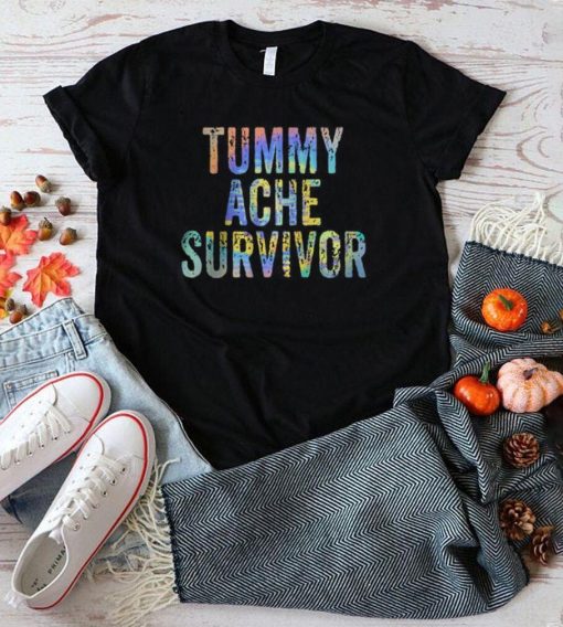 Tummy Ache Survivor Funny Vintage Shirt