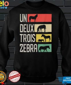 Un Deux Troix Zebra Zebra Animal Zoo Shirt