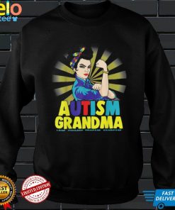 Autism Grandma Working Woman Meme Autism Awareness T Shirt