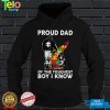Autism Awareness Puzzle Proud Dad Of The Toughest Boy I Know T Shirt