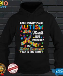 April is National Autism Awareness Month Support T Shirt