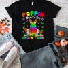 Happy Easter Day Poppin Down The Bunny Trail Bunny Easter T Shirt