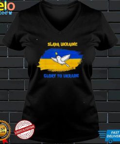 Slava Ukraini Glory To Ukraine Ukrainian Flag Peace Dove Save Ukraine shirt